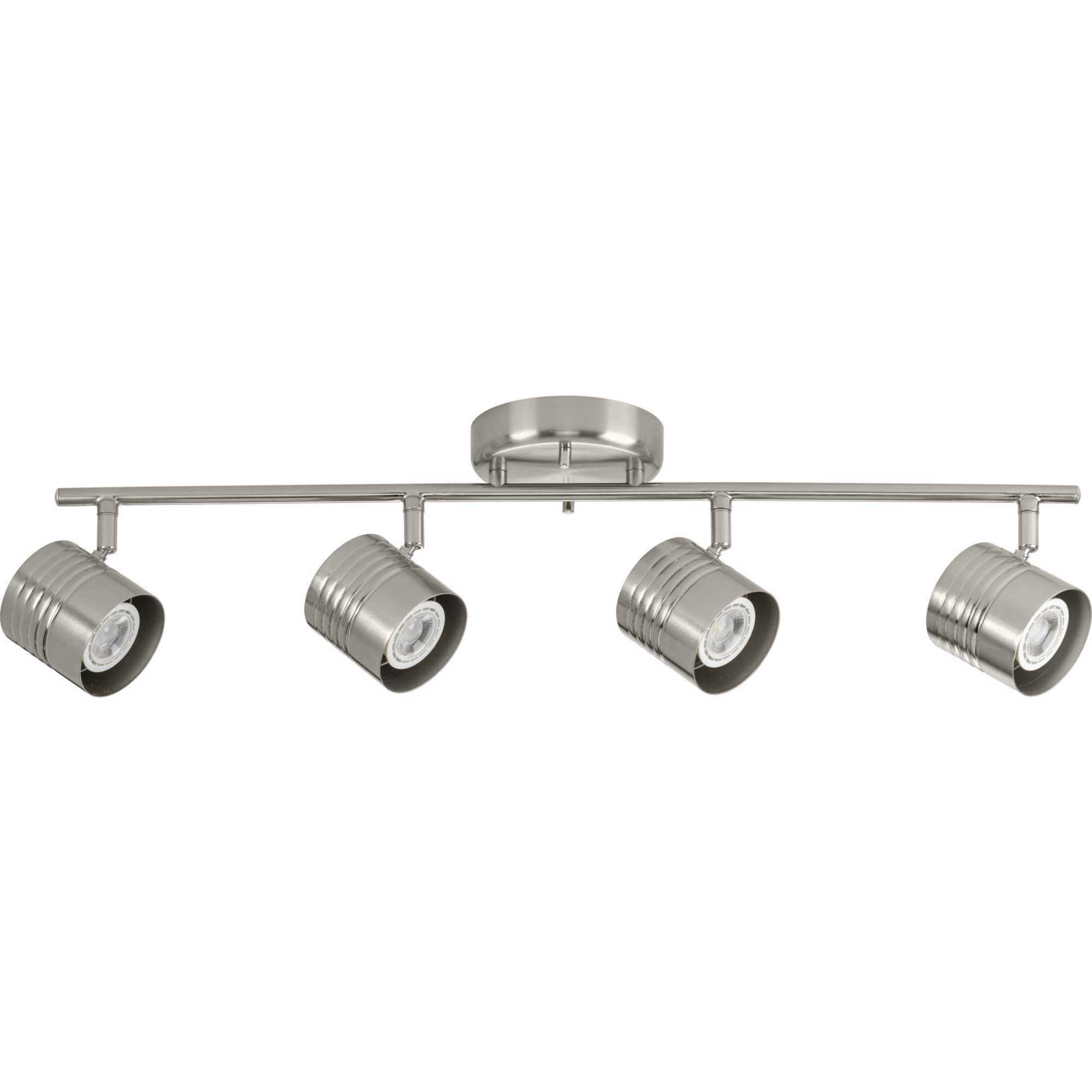 Progress Lighting Four Light Head Track Kitson Brushed Nickel