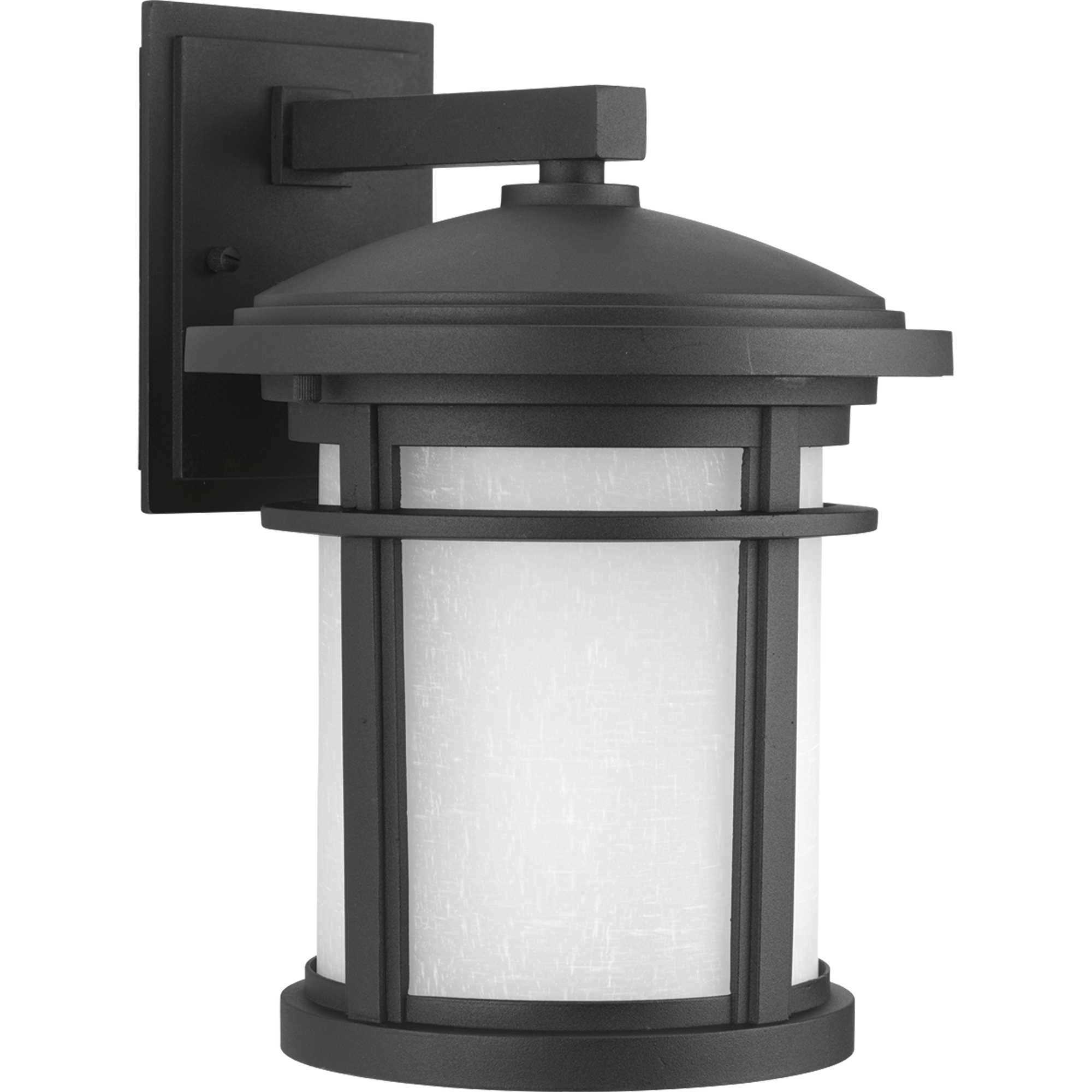 Wish 1 Light 13 inch Textured Black Outdoor Wall Lantern in Standard, Medium