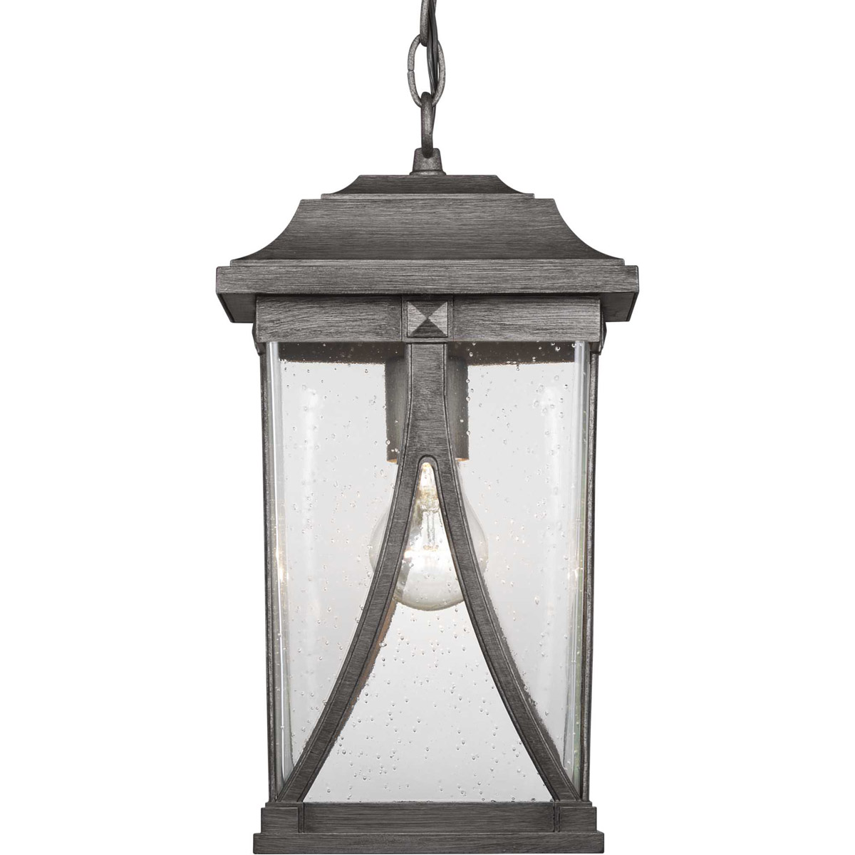 Abbott 1 Light 8.25 inch Antique Pewter Outdoor Hanging Lantern