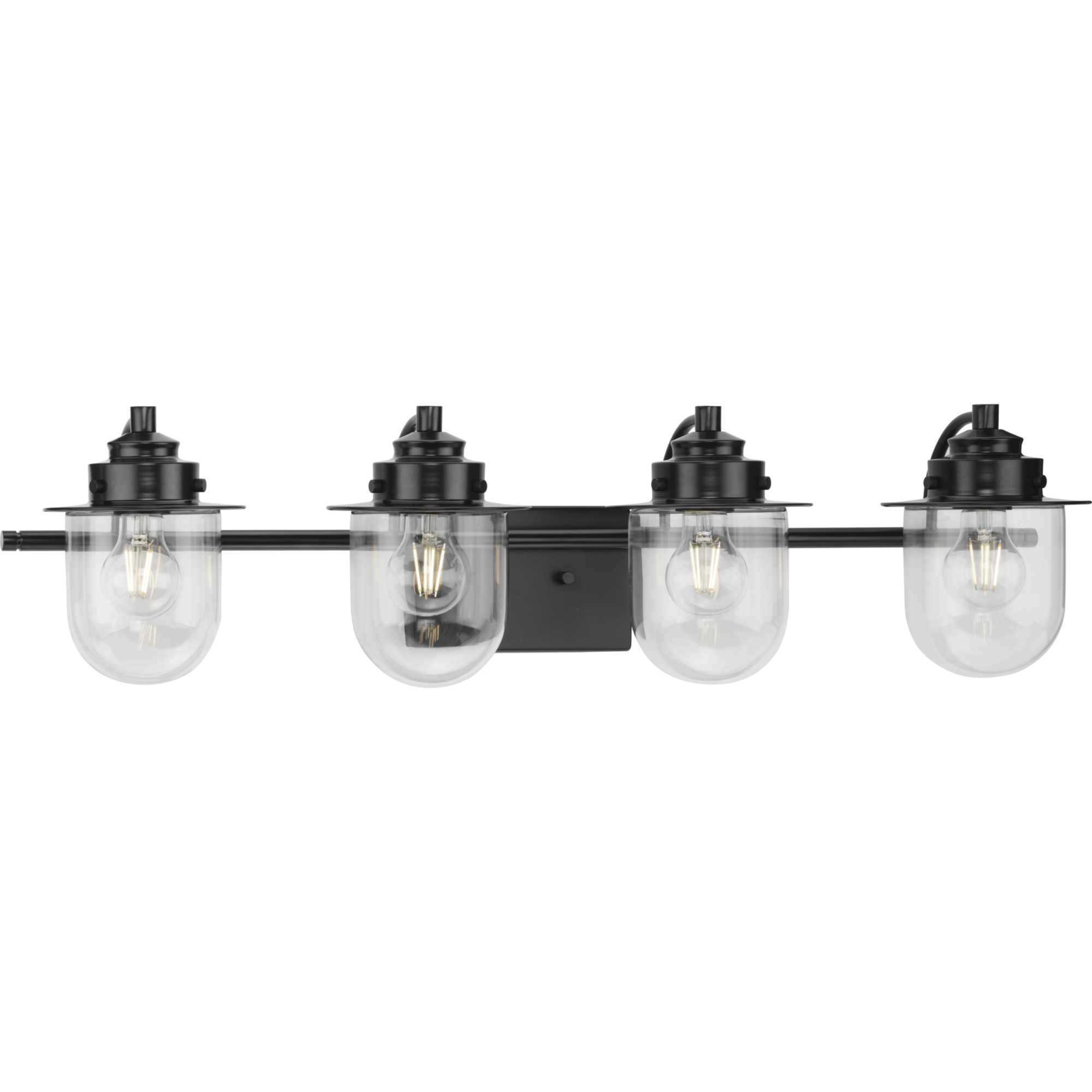 Northlake 4 Light 32.5 inch Matte Black Bath Light Wall Light