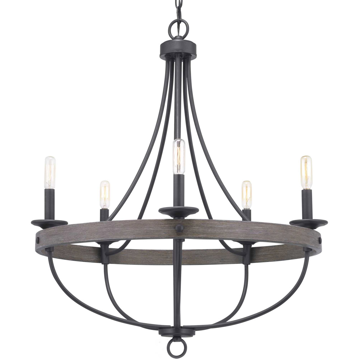 Gulliver 5 Light 26 inch Graphite Chandelier Ceiling Light