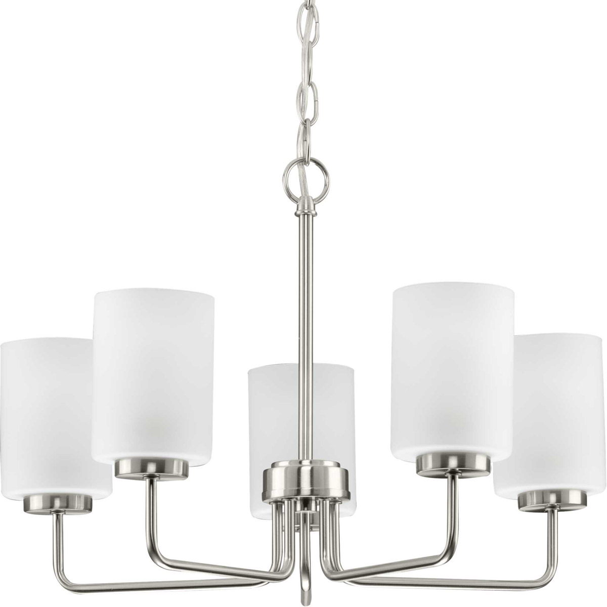 めりー Progress P400275-009 Merry 5 Light 22 inch Brushed Nickel