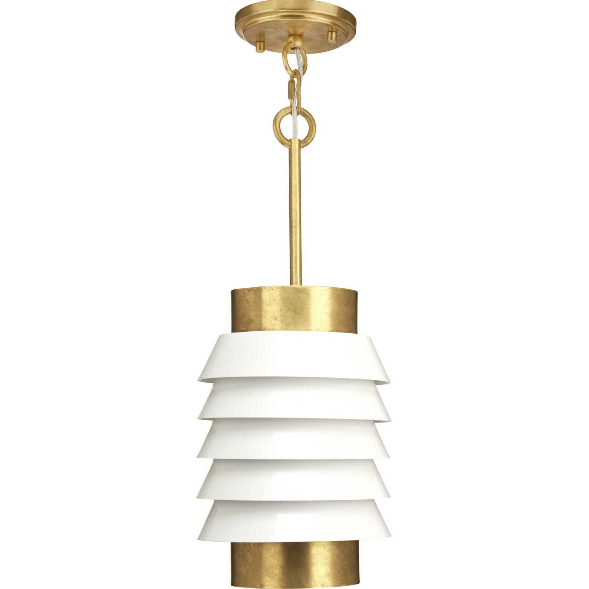 Point Dume&trade; Onshore 1 Light 8 inch Brushed Brass Pendant Ceiling Light, Design Series