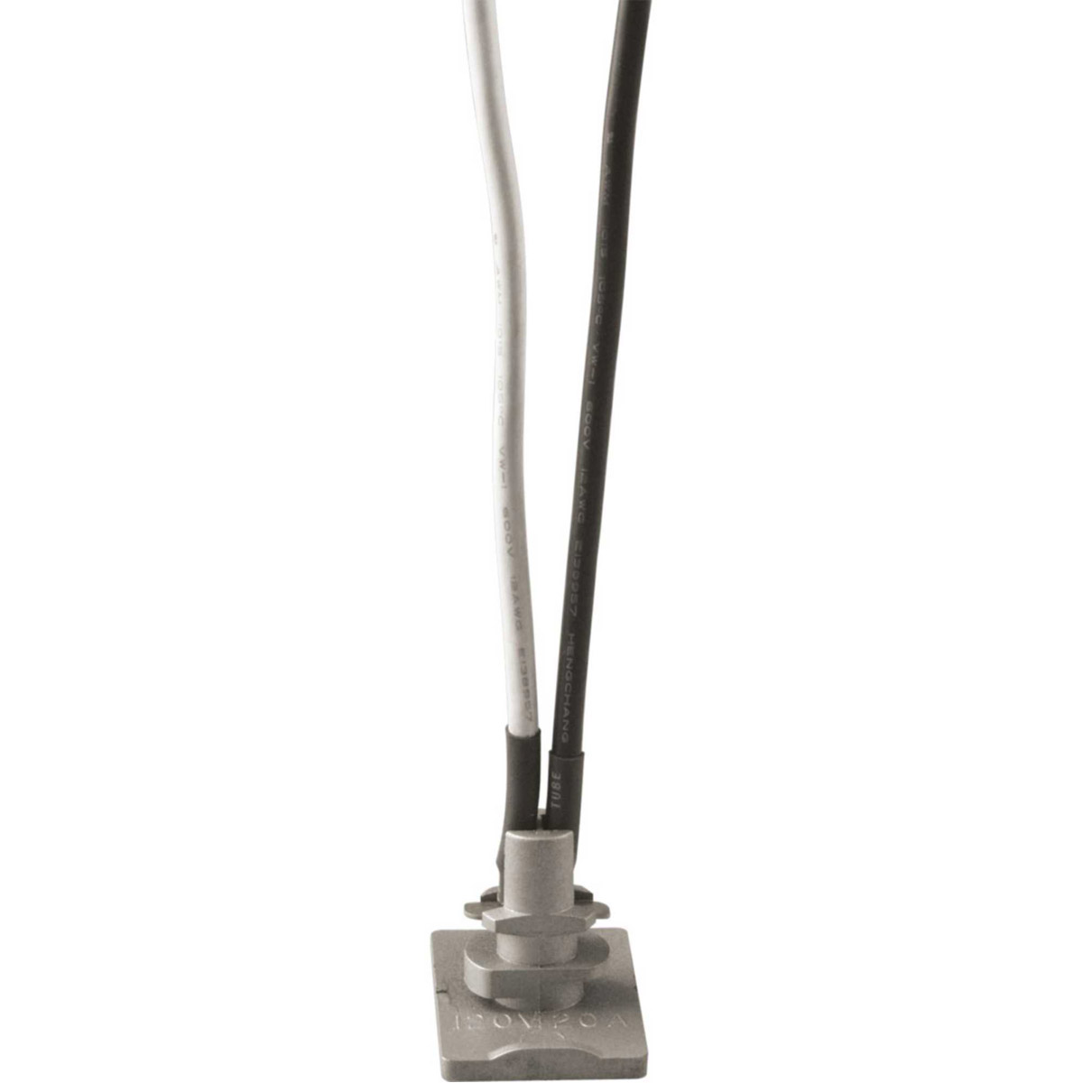 Alpha Trak 120 Brushed Nickel Track Power Feed Ceiling Light