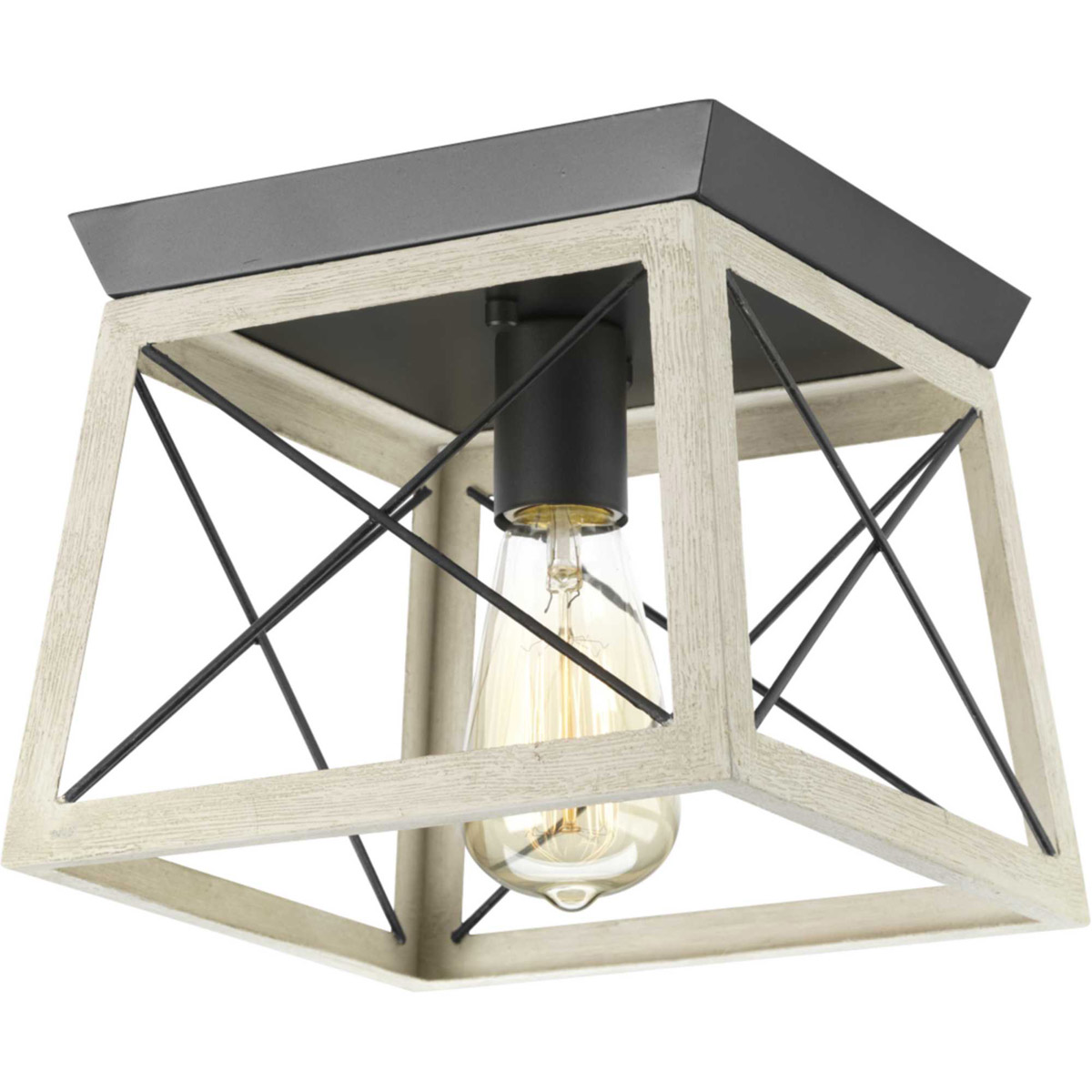 Progress lighting p350022 briarwood flush mount light top